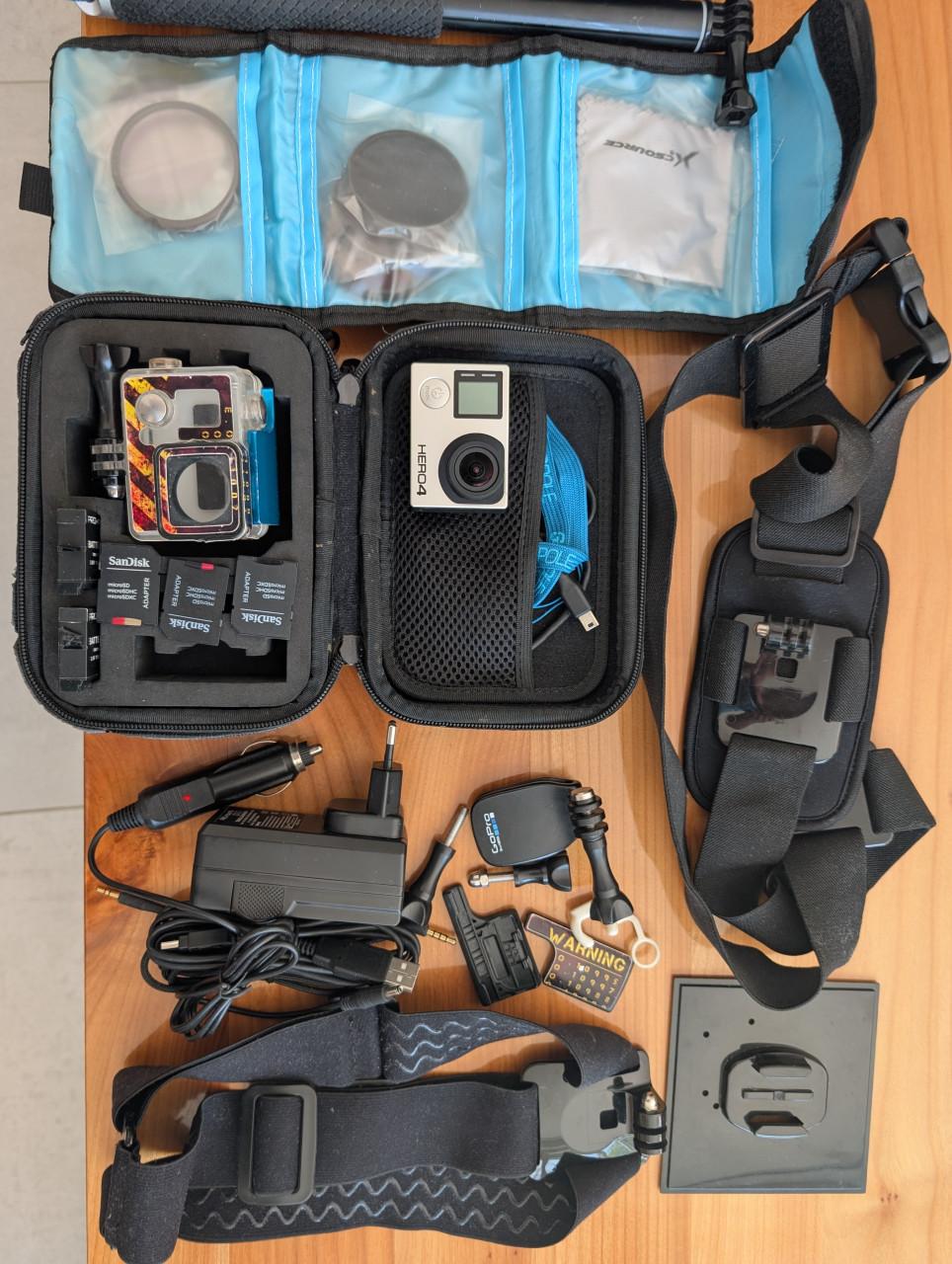 Gopro 4 black edition met veel accessoires