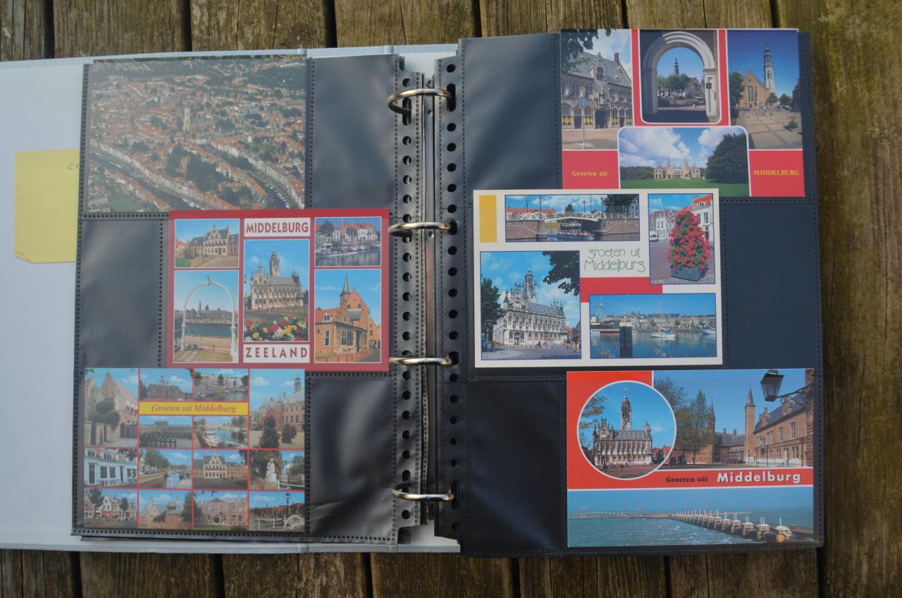 Map met 189 ansichten Middelburg na 1940 in goede staat