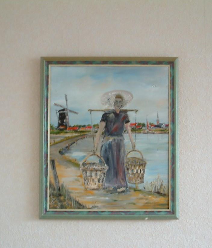 Arnemuiden met molen