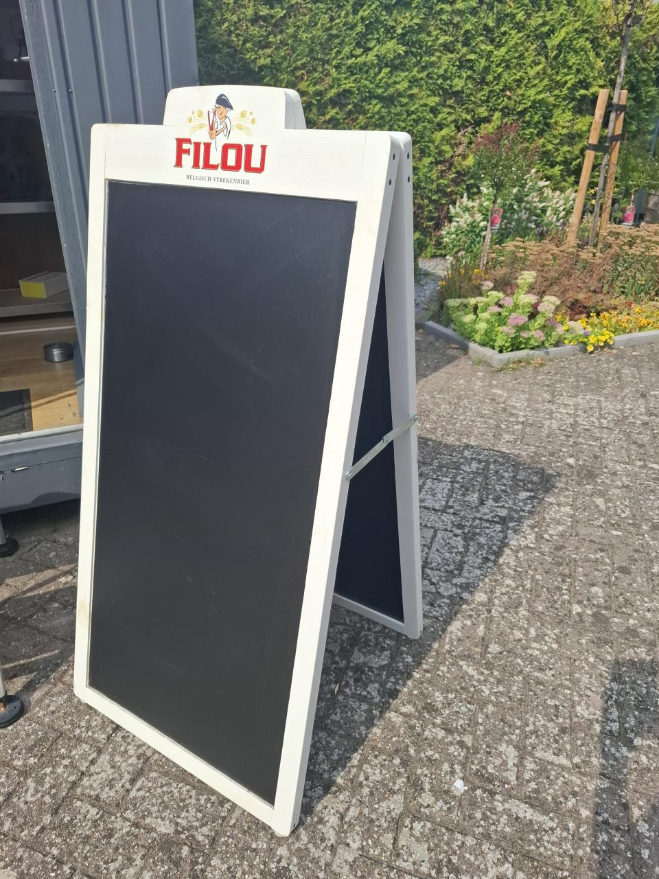 Stoepbord Filou Strekenbier