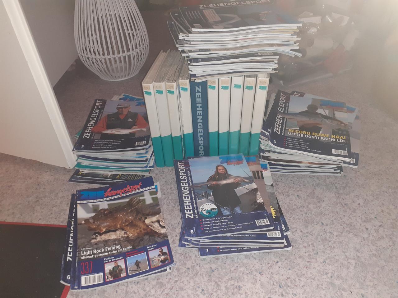 Zeer veel zeehengelsport tijdschriften