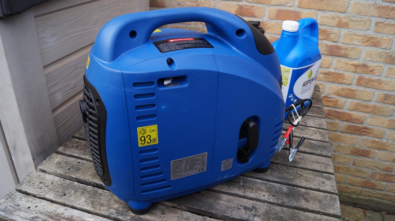 HBM 1500 Watt benzine interverter/generator 230V AC en 12V DC