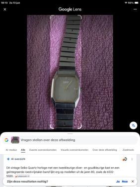 Vintage Seiko Quartz horloge