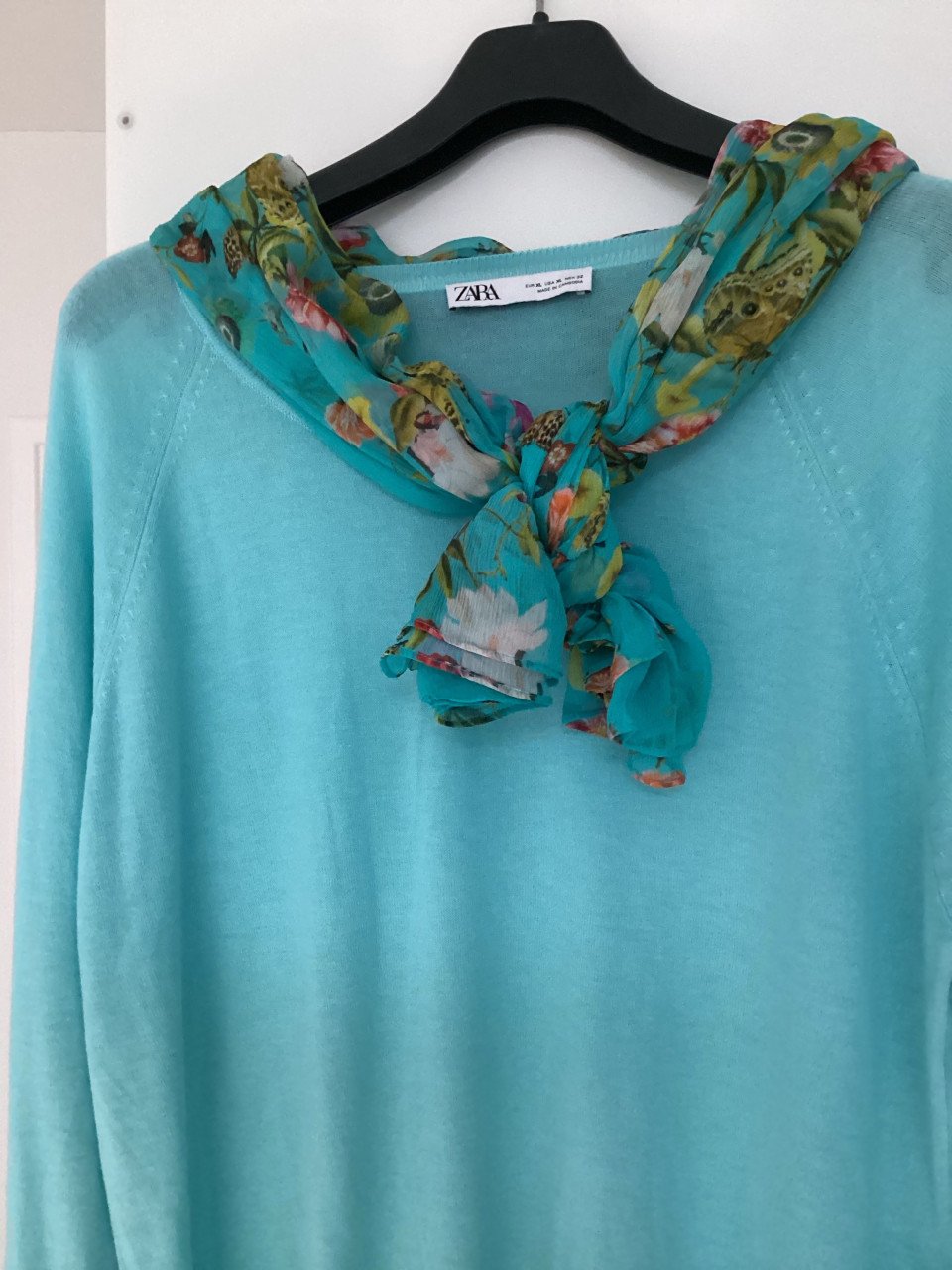 Nieuw truitje merk zara maat xl mooi turquoise