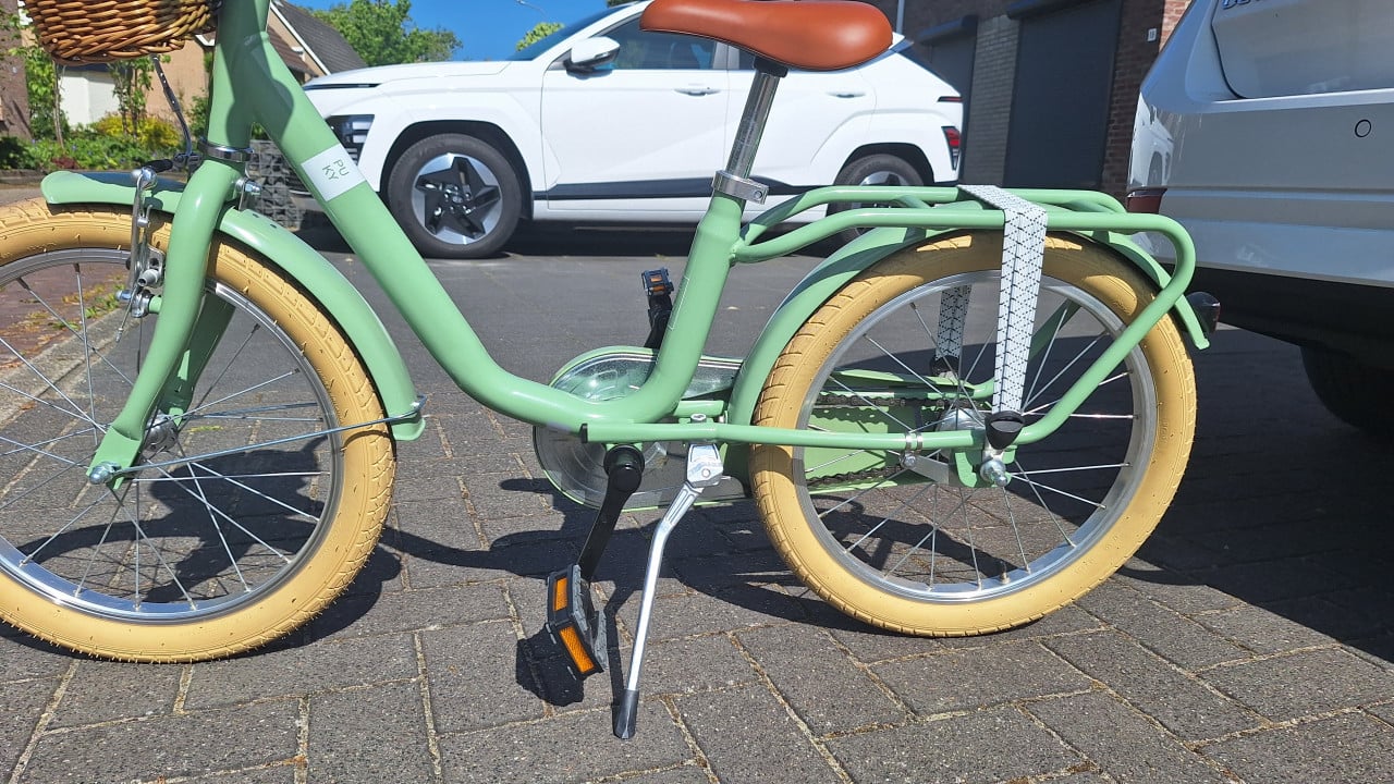 Puky Steel, retro groen 18 inch