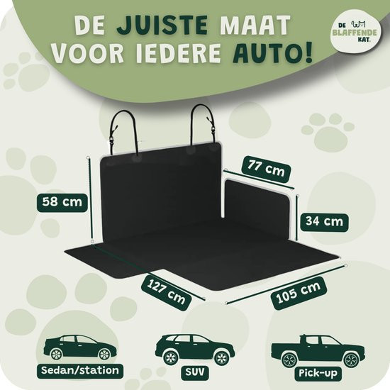 Kofferbak hoes hond
