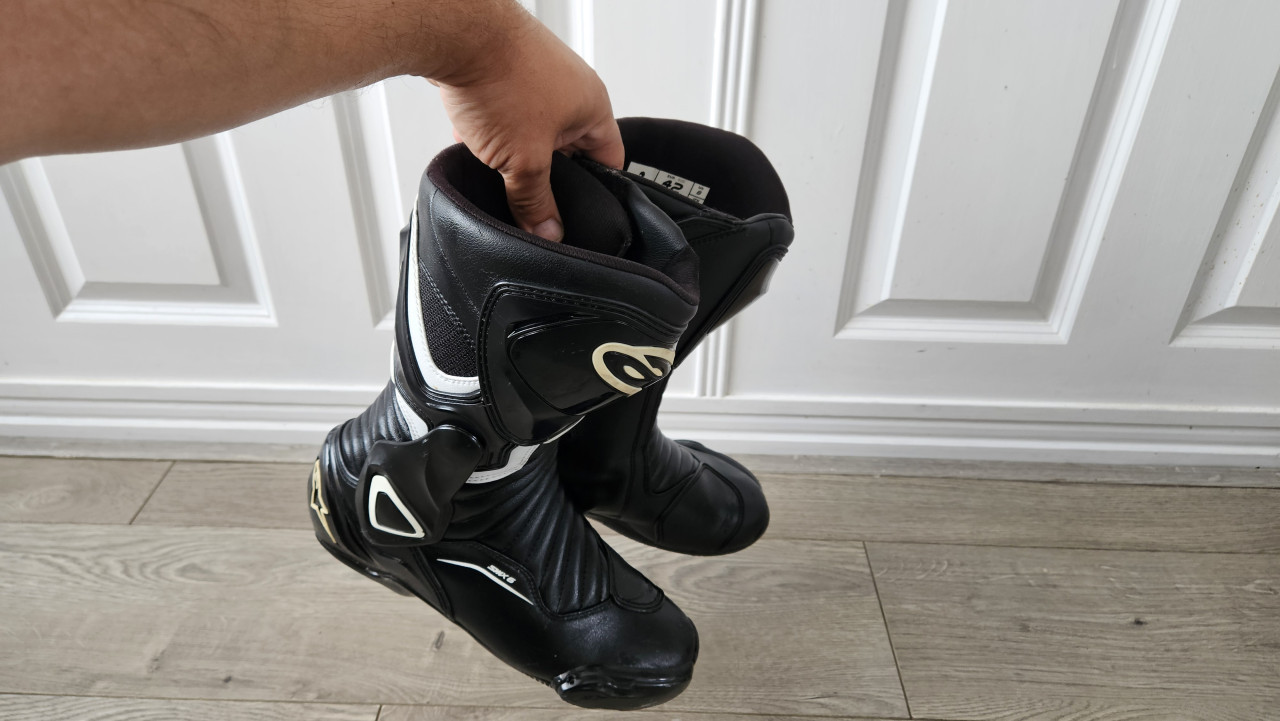 Alpinestars SMX-6 V2 motorlaarzen maat 42 – Zwart/Wit