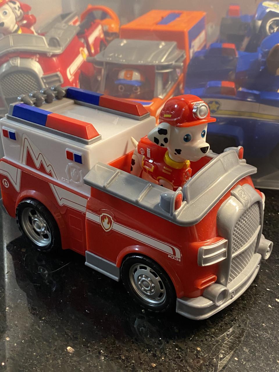 Paw Patrol marshmallow brandweerauto