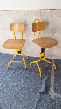 Atelierstoel Hergon retro antiek