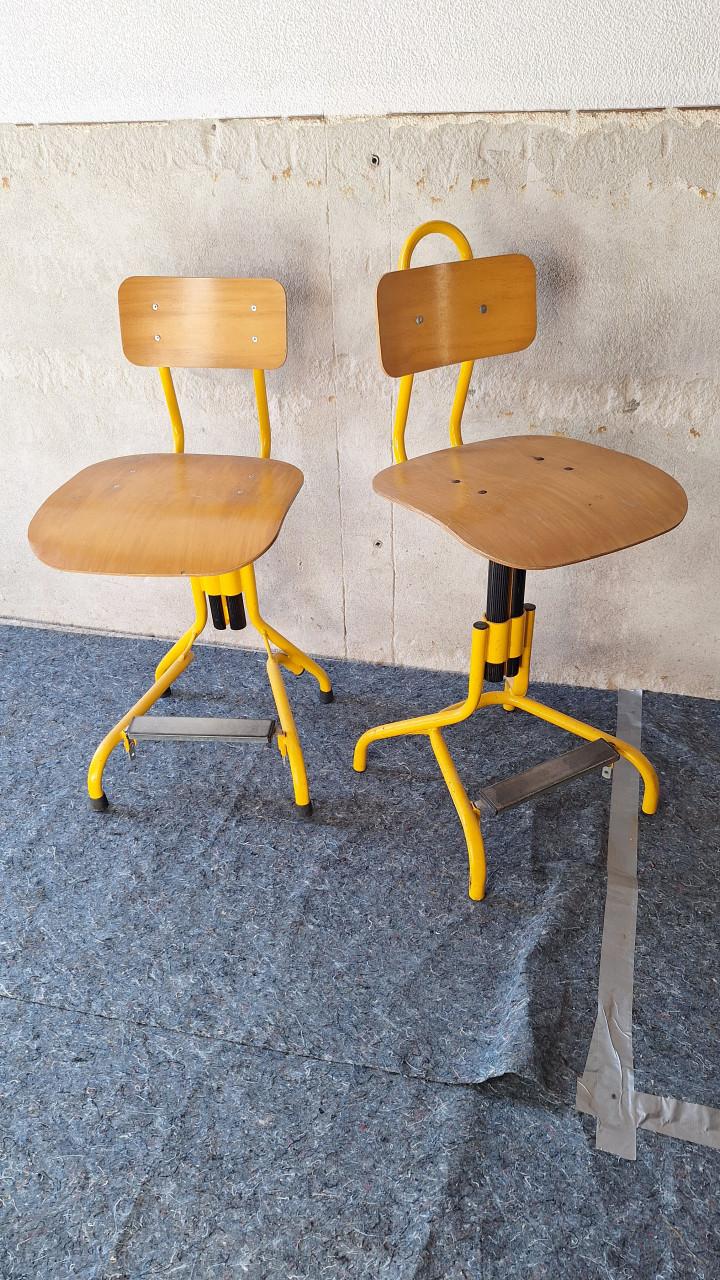Atelierstoel Hergon retro antiek