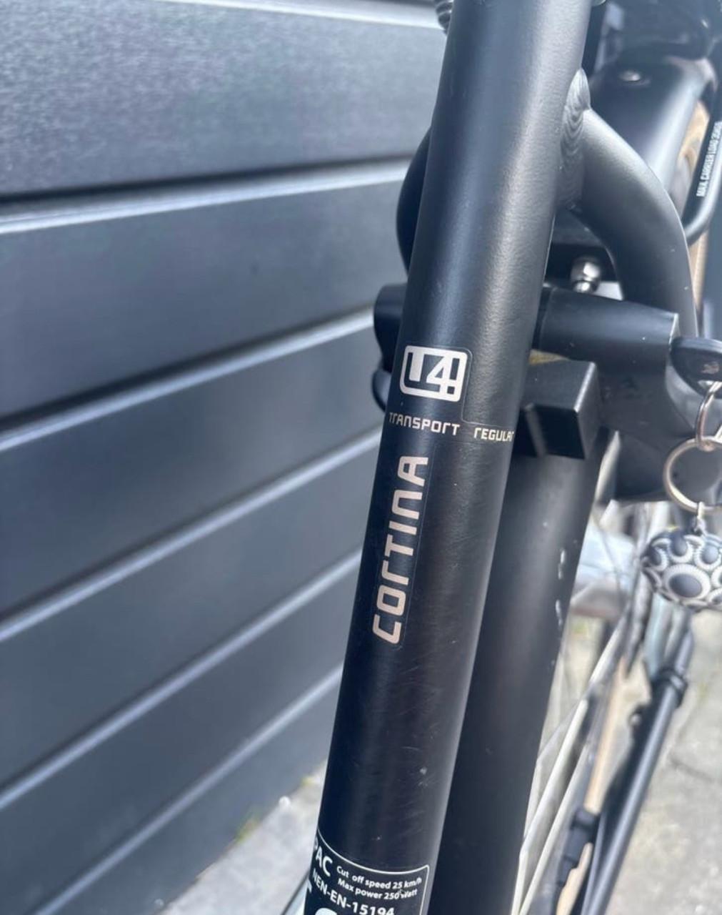 Elektrische Cortina transport moederfiets