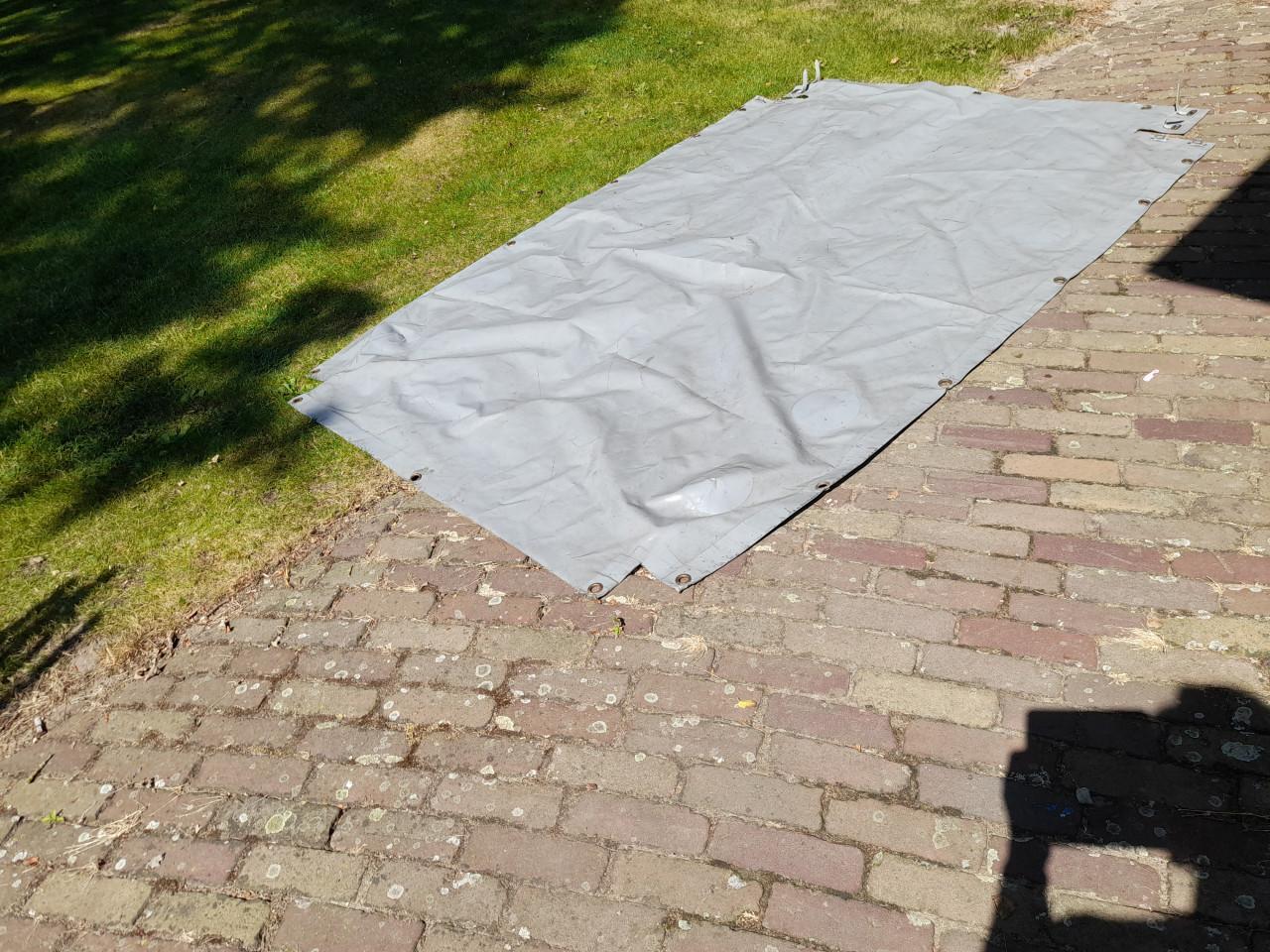 Aanhanger zeil (PVC) 145 x 225 ( in goede staat )