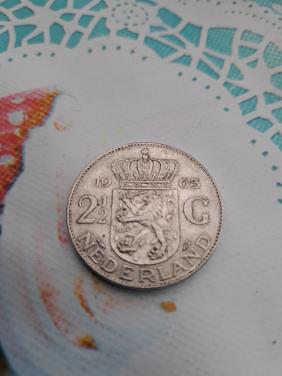 Rijksdaalder juliana 1964 en 1963 zilver