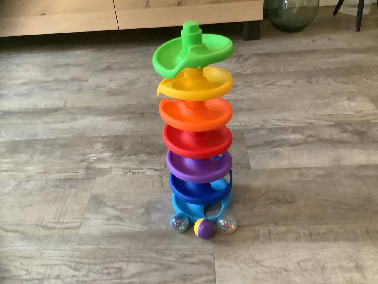 Playgo grote Ballentoren 37 cm met ratelende ballen
