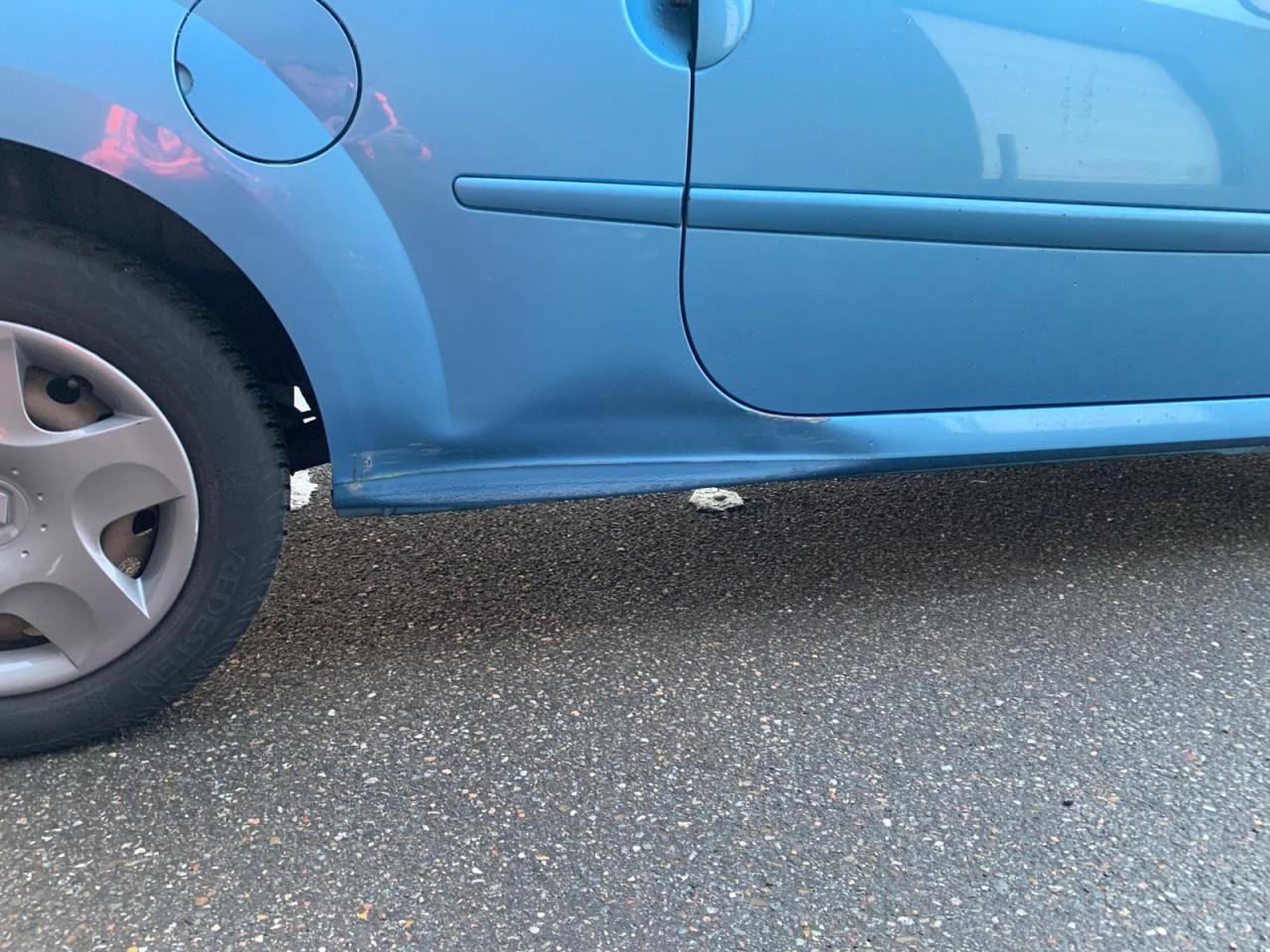 Mooie blauwe Renault Twingo!