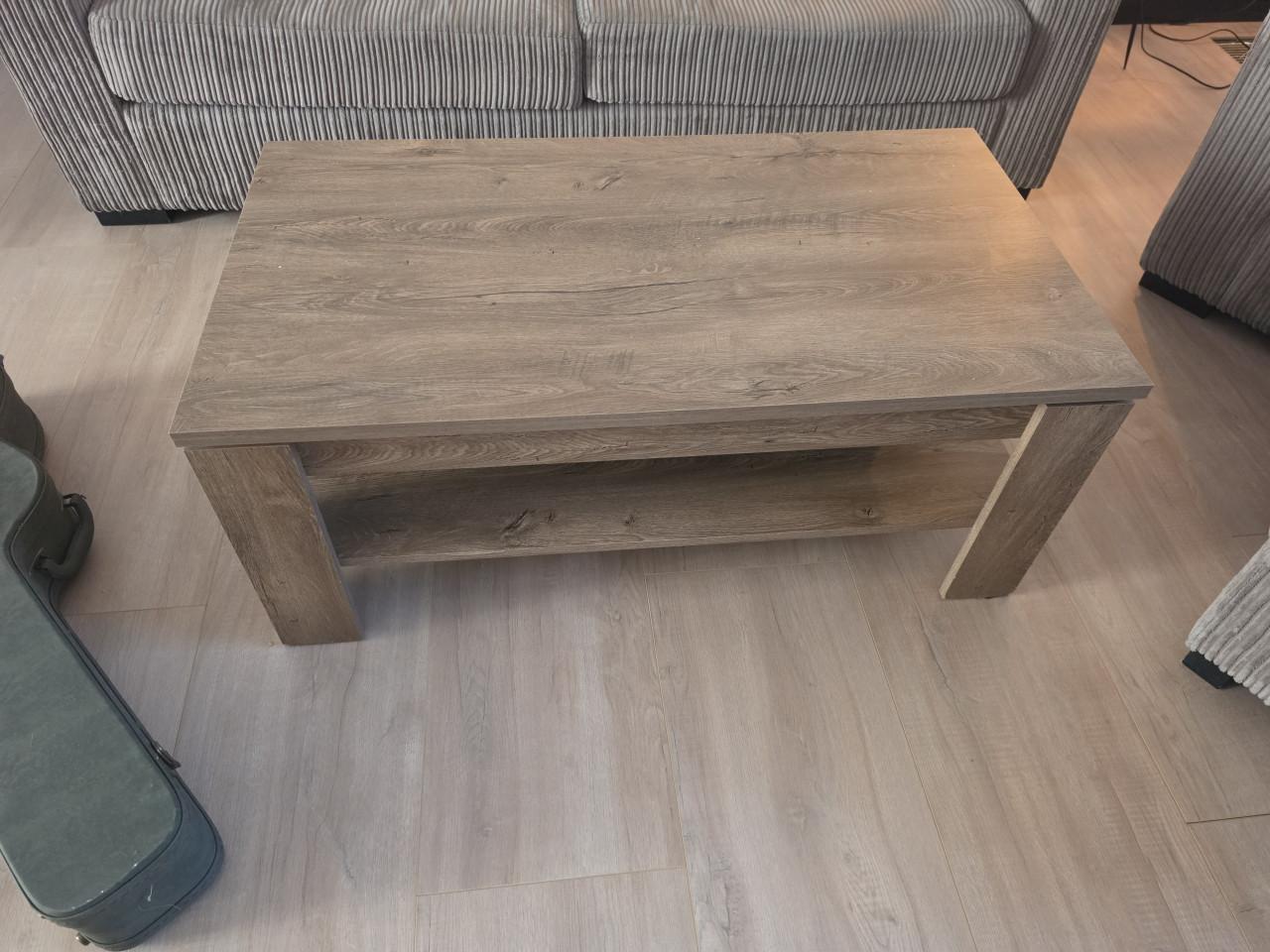 Couch + armchair + coffee table + tv table
