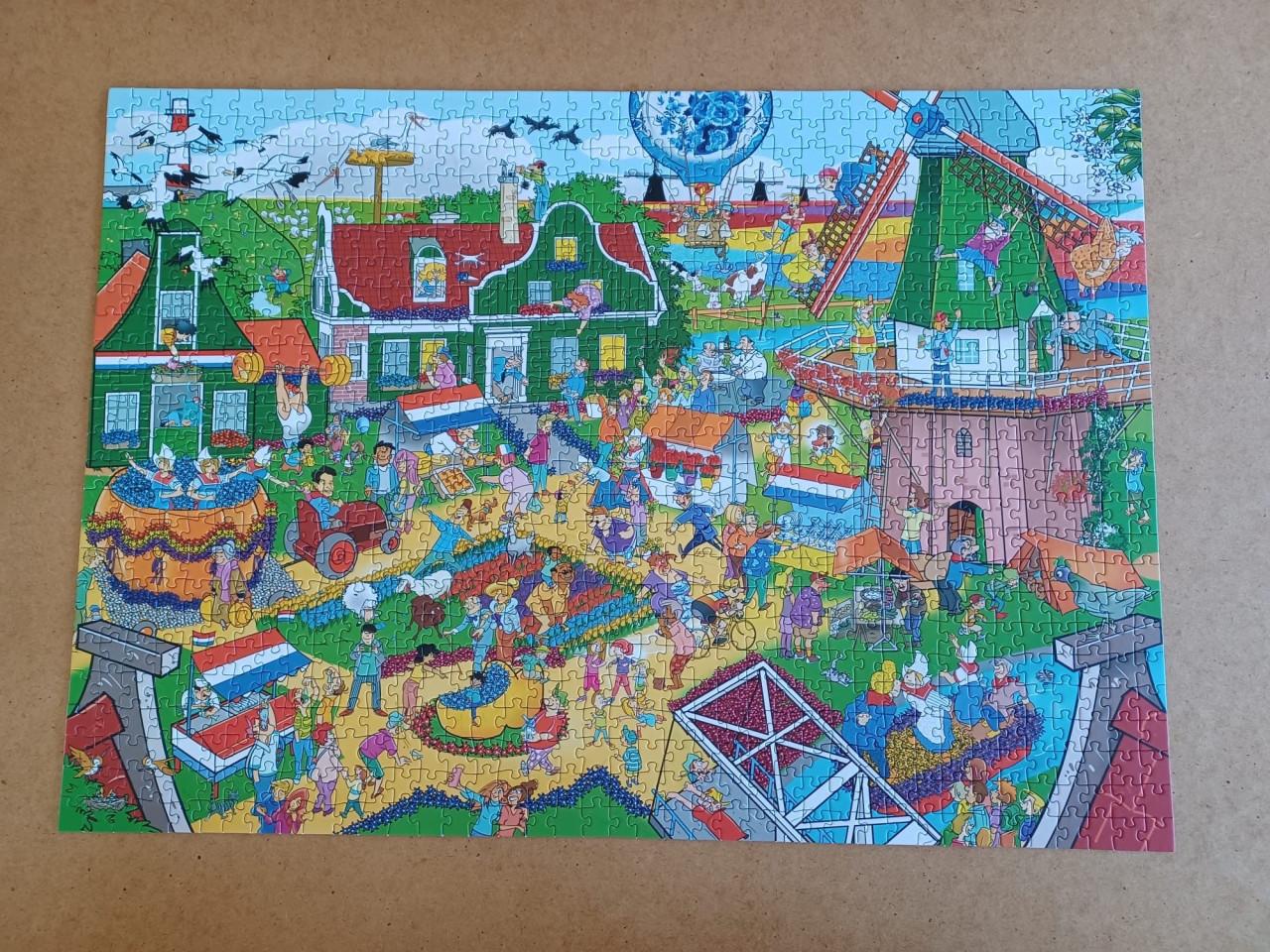 3 steden, Leuke 'That's Life' puzzel met 1000 stukjes.  Compleet