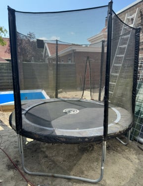 Trampoline (244cm rond) met vangnet