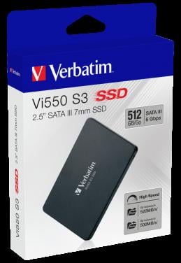 Verbatim Vi550 S3 512GB sata SSD  2,5" SATA III 7mm SSD