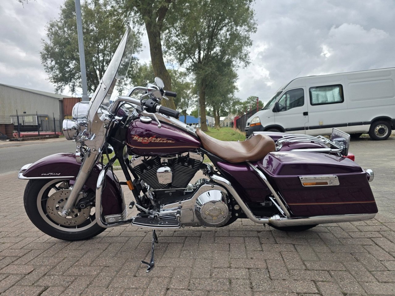 Zeer mooie harley Davidson 💜 Roadking 1340 evo