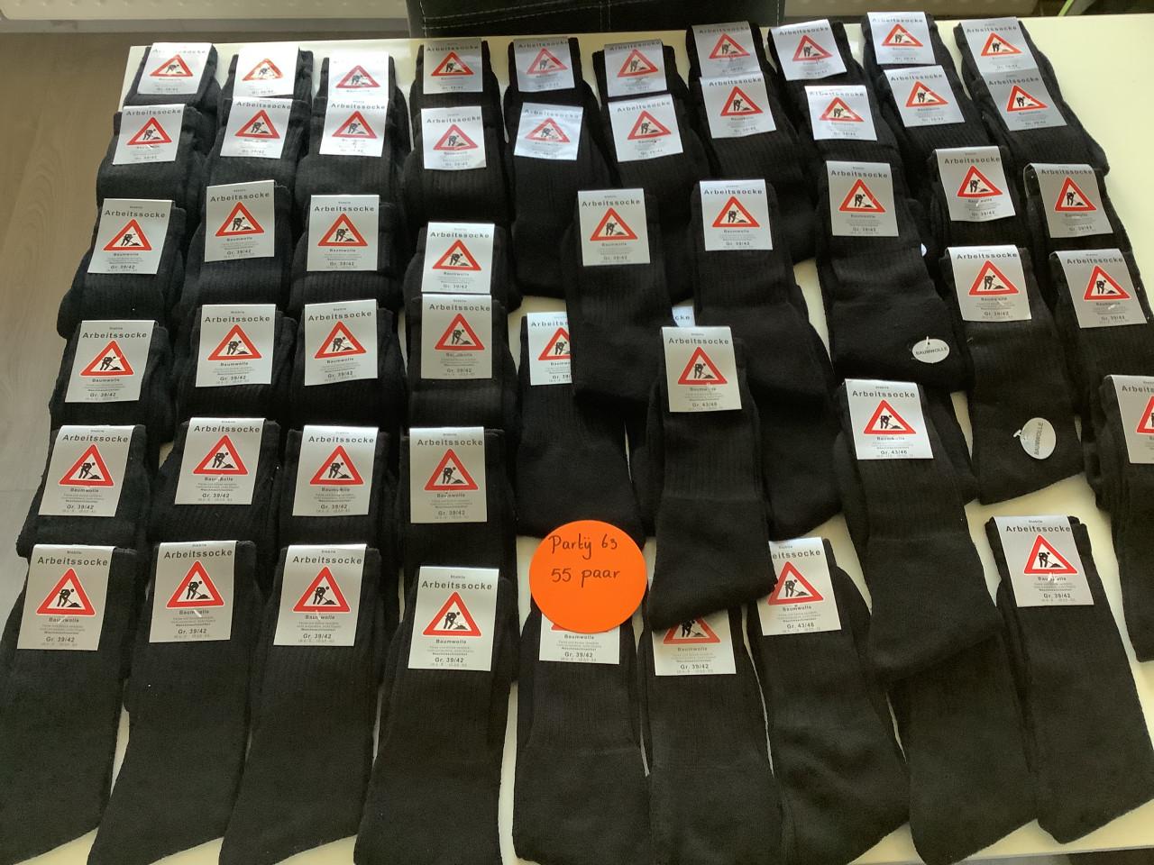 Partij werksokken. ( partij 63)