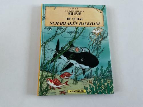 3x Kuifje. Harde kaft.   Afm. 17cm x 22,5 cm. Hergé.   Casterman.    62 blz