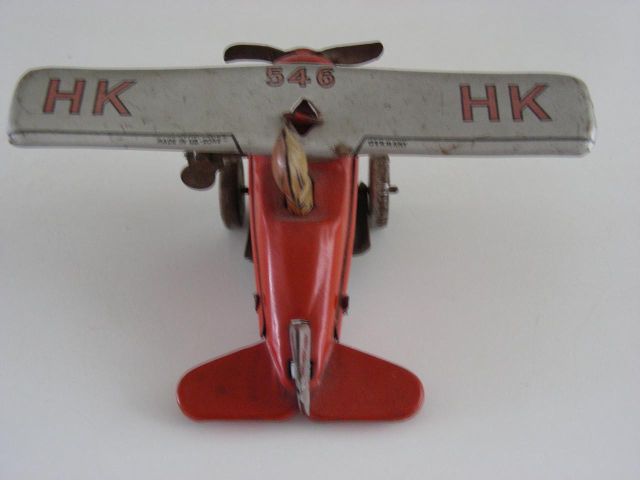 Vintage speelgoed vliegtuigje