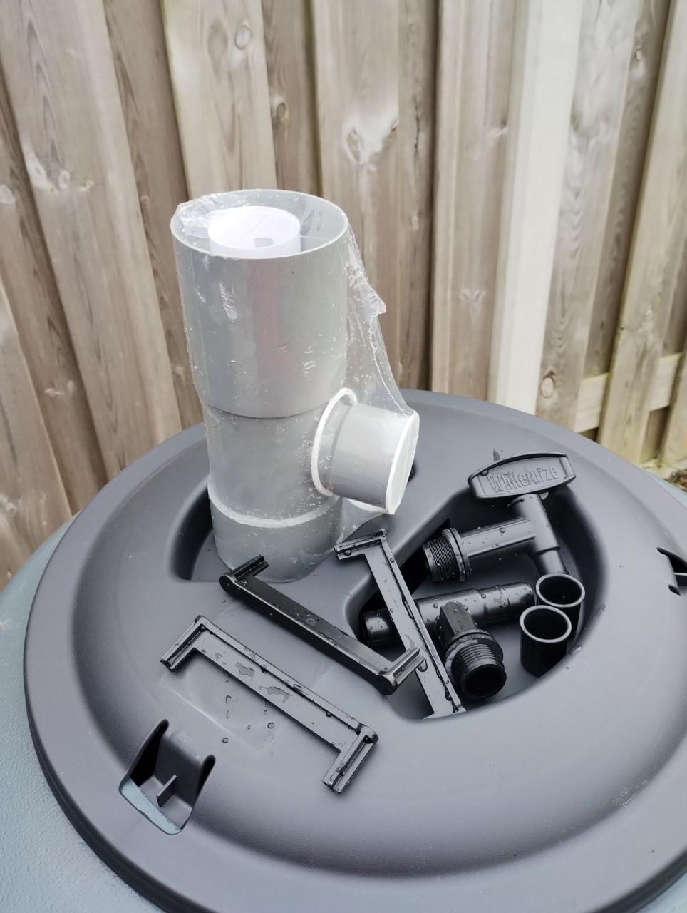 REGENTON, nieuw, antracietkleur, 210 liter