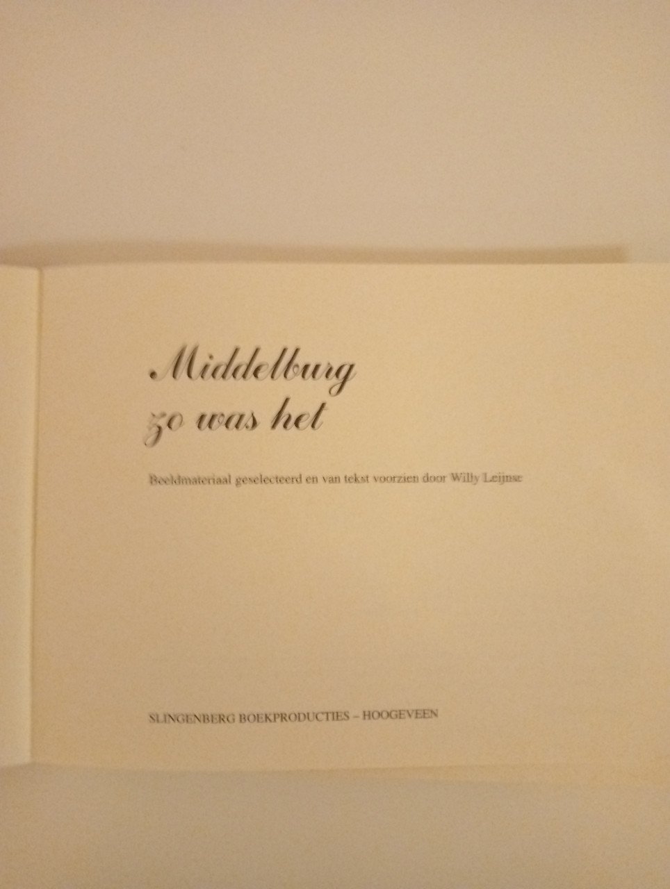 Middelburg Zo was het