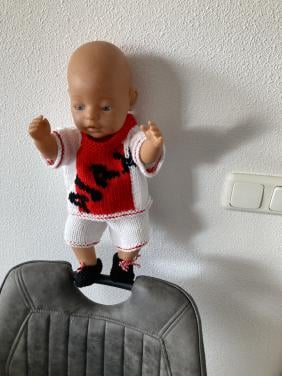 Voetbal pakjes voor babyborn pop