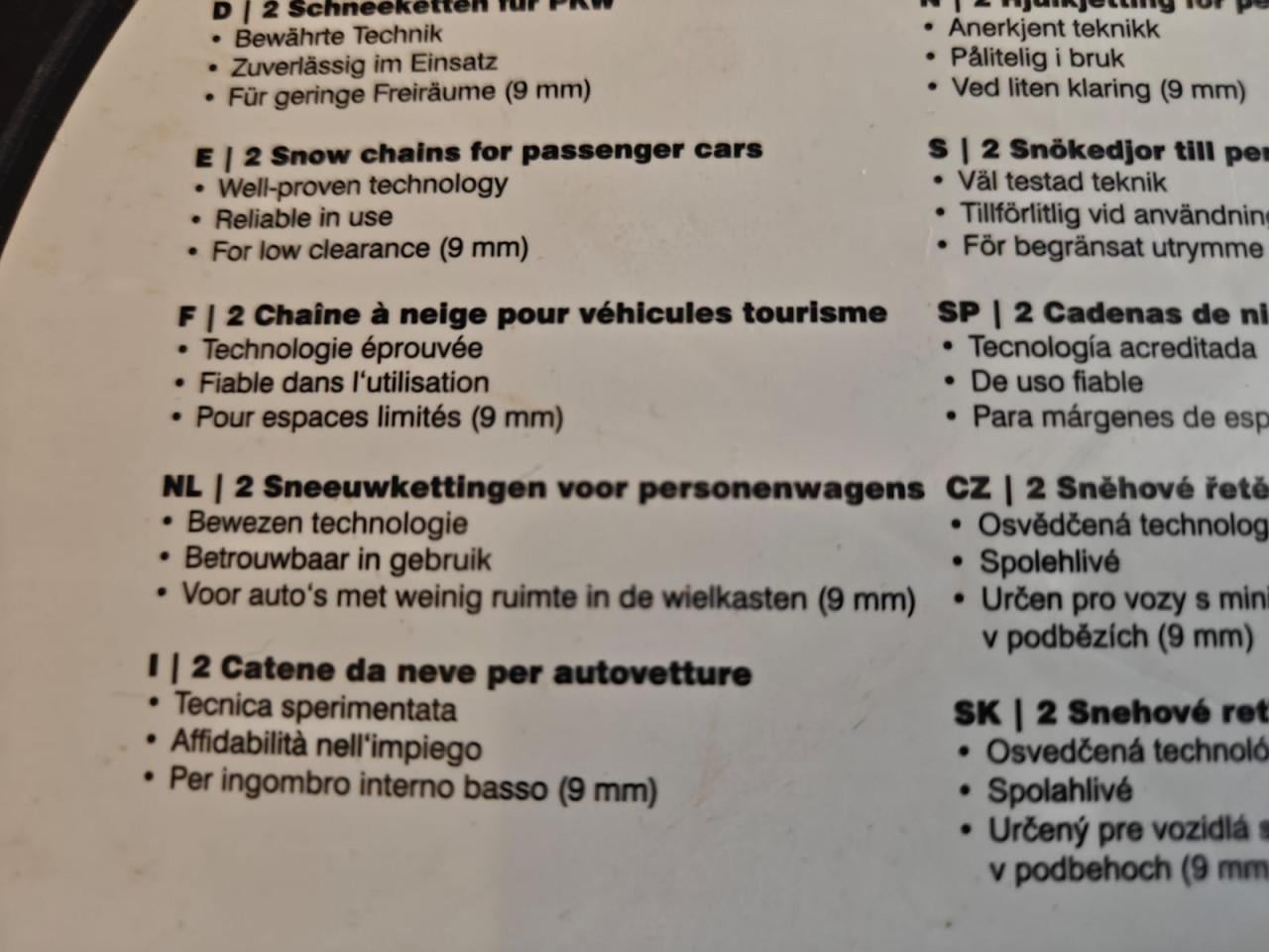 Sneeuwkettingen Pewag