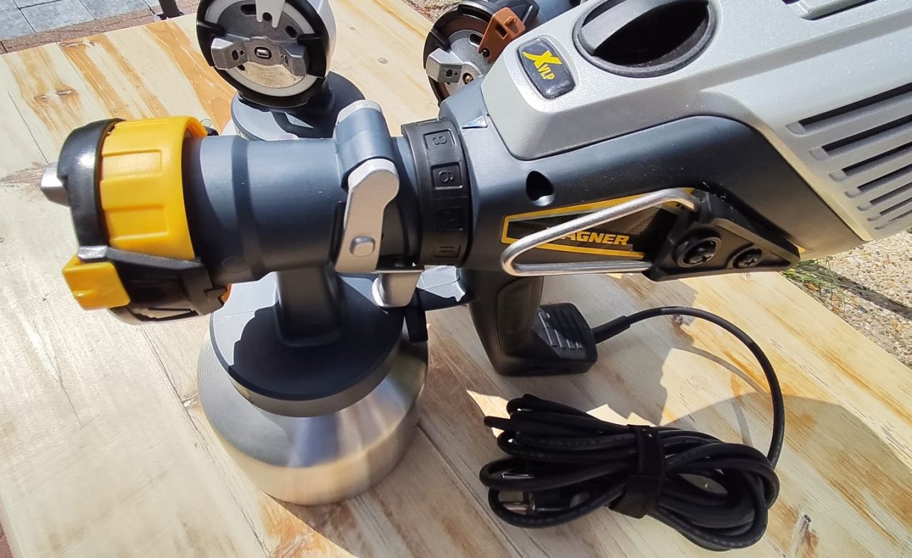 WAGNER XVLP 3500 verfspuit - lasuur, lak en latexverf - 3 spuitstukken
