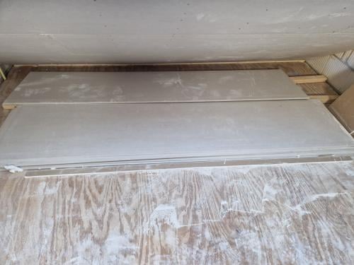 6 gipsplaten 2600x600x12,5mm 2AK