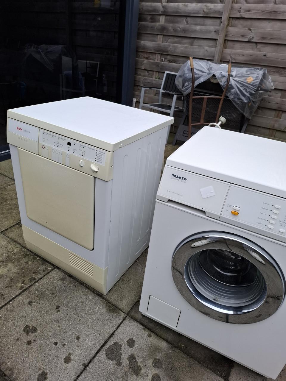 Miele wasmachine 5kg. Novotronic.En Bosch droger.
