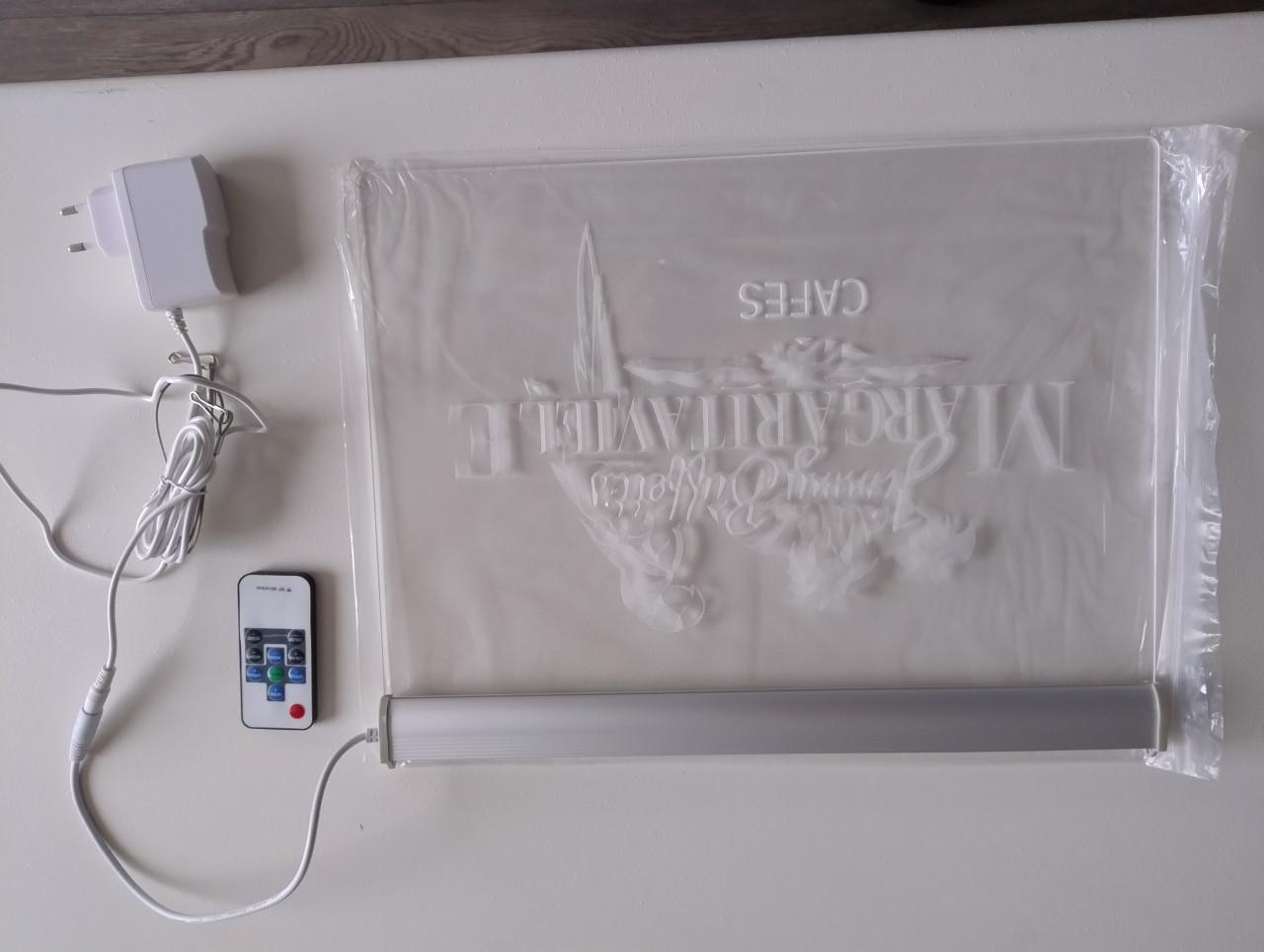 Margaritaville LED bord Jimmy Buffet, nieuw, multicolor