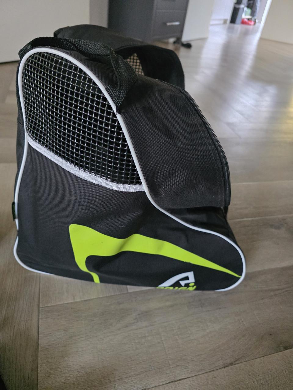 Power slide phusion red 90 maat 39 incl tas en bescherming