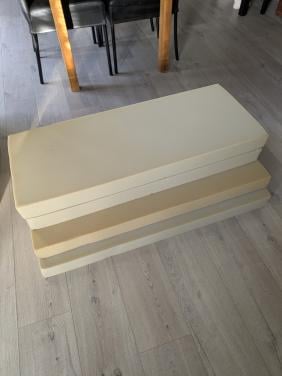 Schuimrubber binnenkussens 7 cm dik