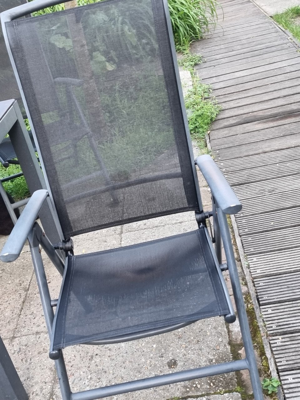Tuinset, tafels, stoelen, dubbelzit