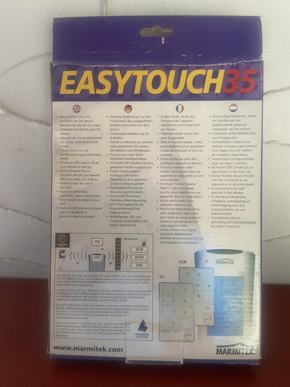 Marmitek Easytouch 35 universele afstandsbediening