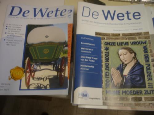 Boekjes : DE WETE van de Heemkundige Kring Walcheren