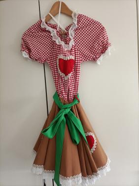 Carnaval Tiroler jurkje S