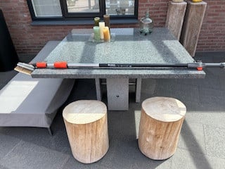 Gardena auto was borstel uitschuifbaar