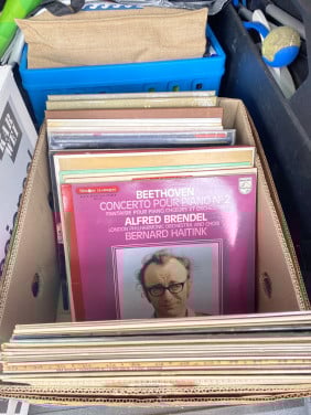 Klassieke muziek + zangers : M. Callas, E. Piaf, J. Brel e.d. LP’s