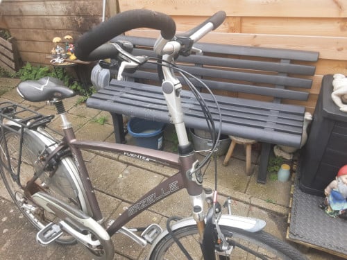 Gazelle herenfiets,  3 x 9 speed  ( opknappertje  )