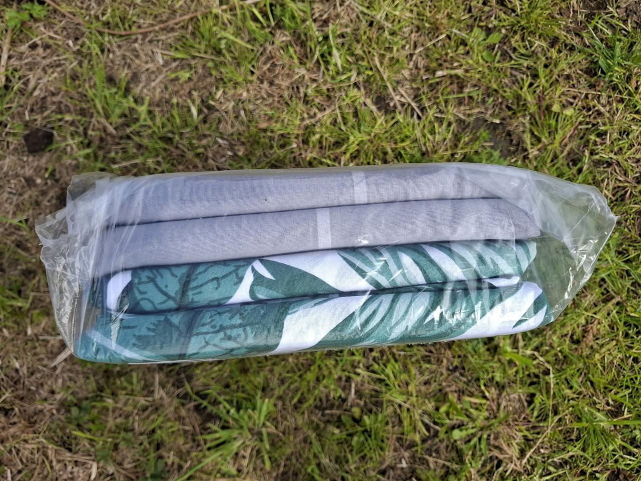 Dekbed overtrek 2 in 1 verpakking.