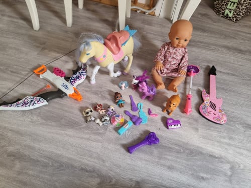 Diverse meisjes speelgoed