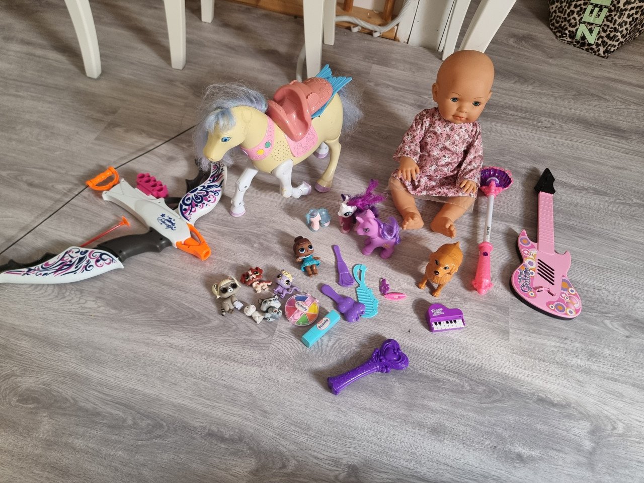 Diverse meisjes speelgoed