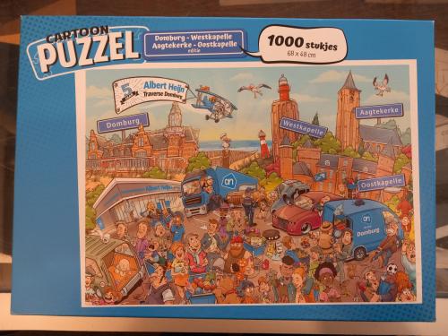 Cartoon puzzel AH Domburg