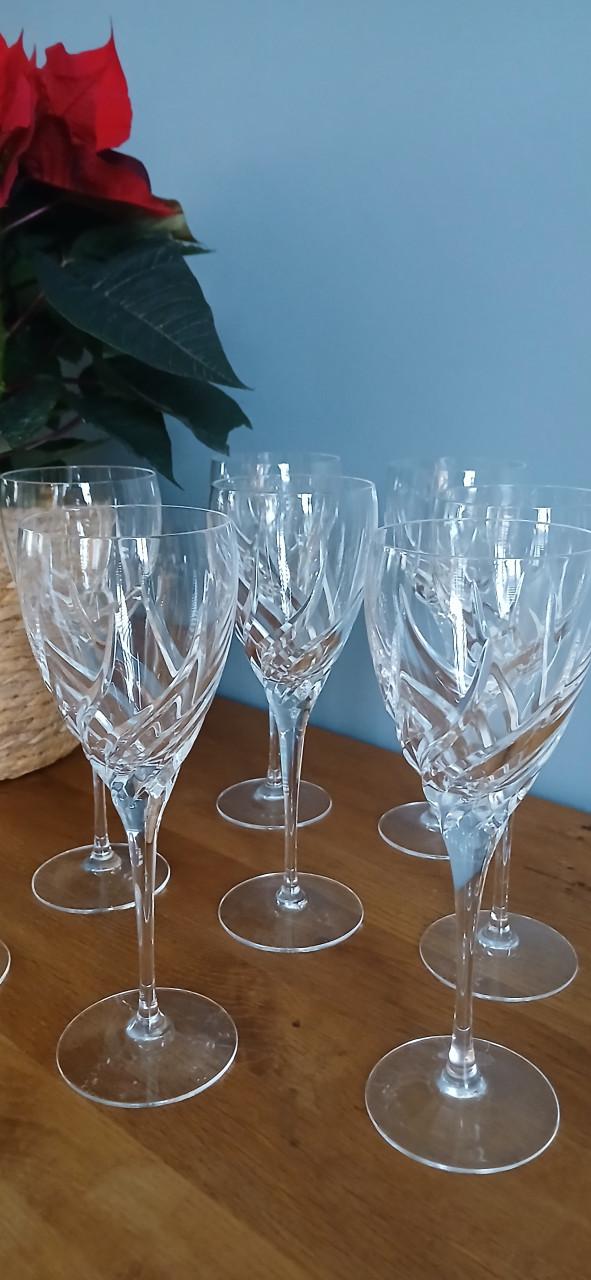 Wijnglazen 8x Kristal