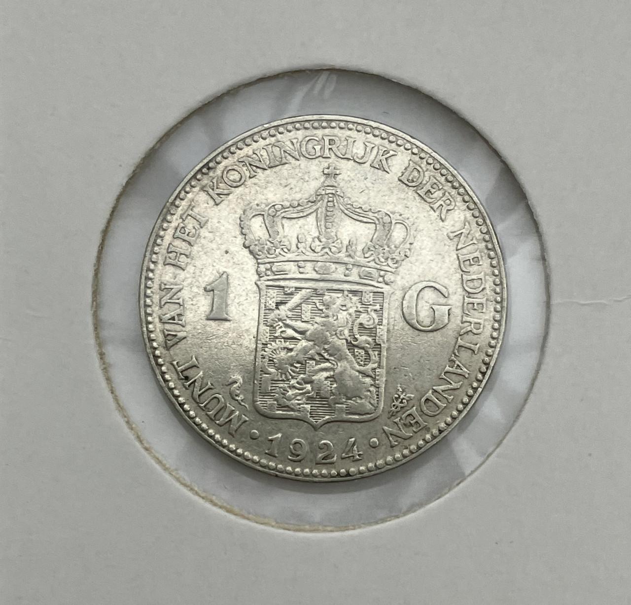 1 Gulden 1924 Wilhelmina